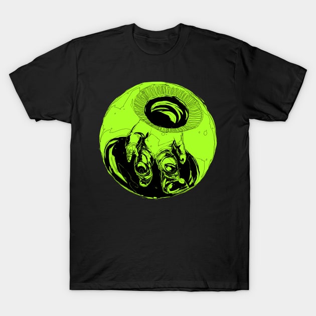 Illustration Green Planet T-Shirt by Illustration Planet